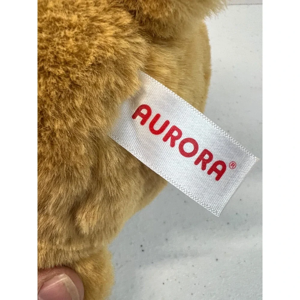 Aurora World Golden Retriever Puppy Plush Stuffed Animal Tan Dog 9 Inch 3202